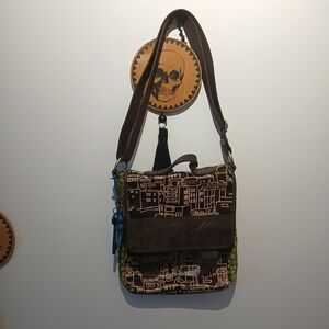 Fossil Key-Per City Scene Crossbody Or Shoulder Messenger Bag